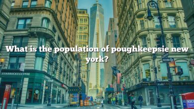 What is the population of poughkeepsie new york?