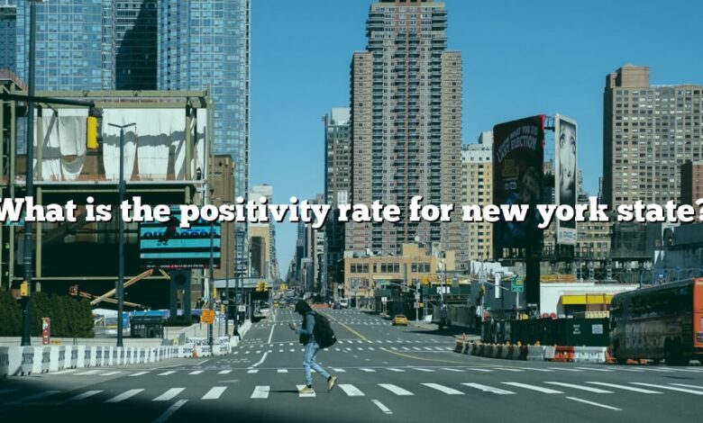 What is the positivity rate for new york state?