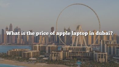 What is the price of apple laptop in dubai?