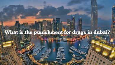 What is the punishment for drugs in dubai?