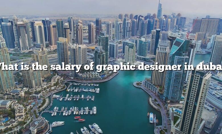 What is the salary of graphic designer in dubai?