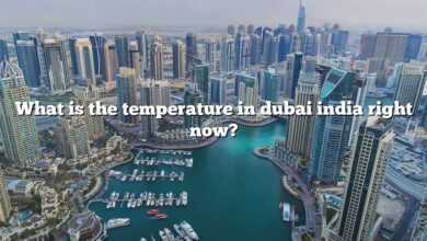 What is the temperature in dubai india right now?
