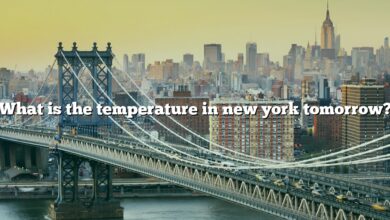 What is the temperature in new york tomorrow?