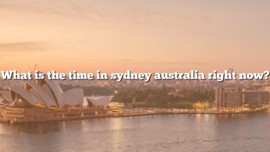 What is the time in sydney australia right now?