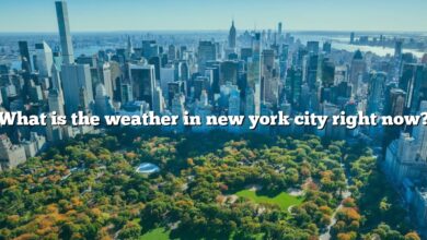 What is the weather in new york city right now?