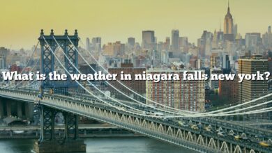 What is the weather in niagara falls new york?