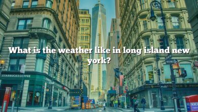 What is the weather like in long island new york?
