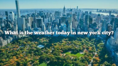 What is the weather today in new york city?
