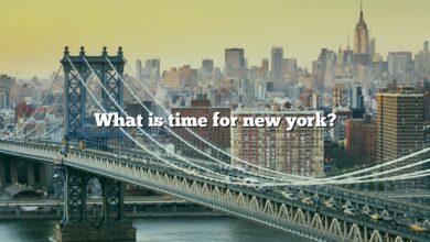 What is time for new york?