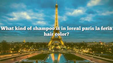 What kind of shampoo is in loreal paris la feria hair color?