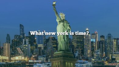 What new york is time?