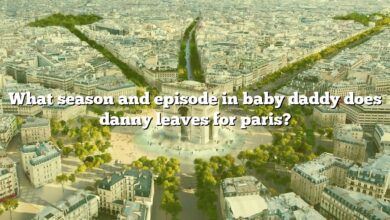 What season and episode in baby daddy does danny leaves for paris?