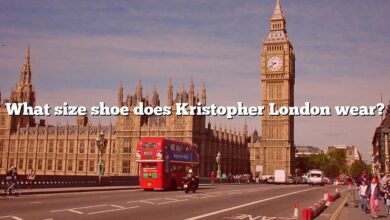 What size shoe does Kristopher London wear?