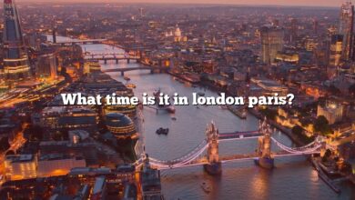 What time is it in london paris?