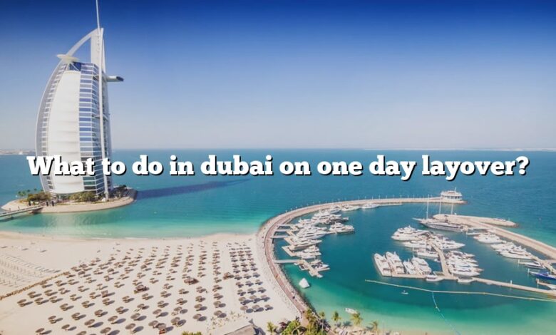 What to do in dubai on one day layover?