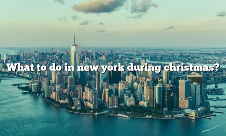 What to do in new york during christmas?