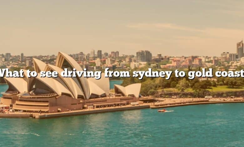 What to see driving from sydney to gold coast?