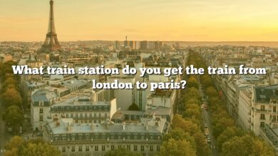 What train station do you get the train from london to paris?