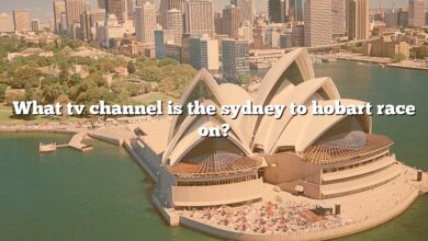 What tv channel is the sydney to hobart race on?
