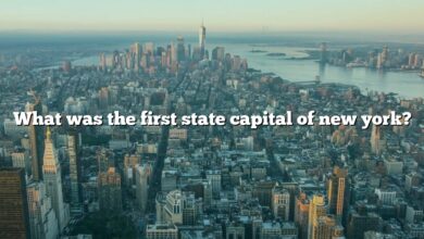 What was the first state capital of new york?