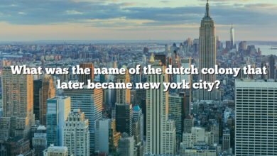 What was the name of the dutch colony that later became new york city?
