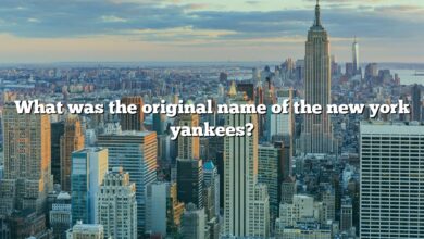 What was the original name of the new york yankees?