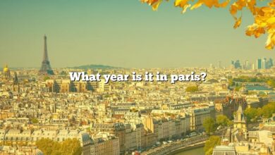 What year is it in paris?