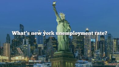 What’s new york unemployment rate?