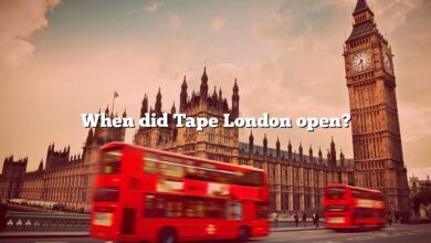 When did Tape London open?