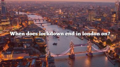 When does lockdown end in london on?