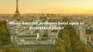 When does the avengers hotel open in disneyland paris?