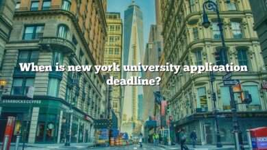 When is new york university application deadline?