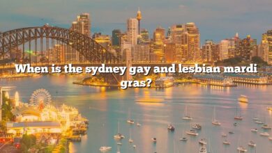 When is the sydney gay and lesbian mardi gras?