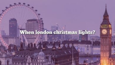 When london christmas lights?