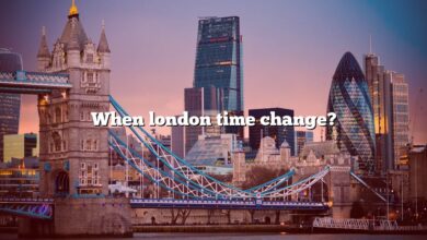 When london time change?