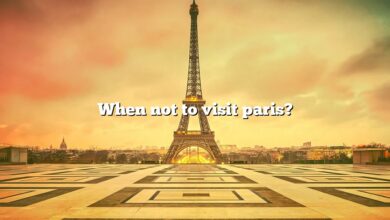 When not to visit paris?