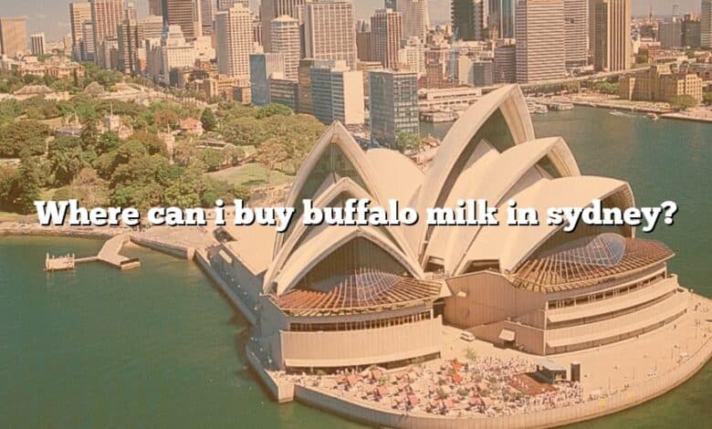 Where can i buy buffalo milk in sydney?