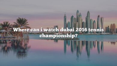 Where can i watch dubai 2016 tennis championship?