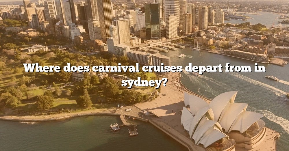 carnival cruises leaving sydney today