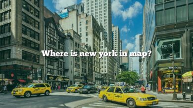 Where is new york in map?