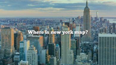 Where is new york map?