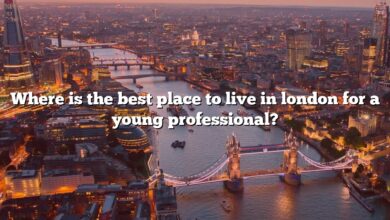 Where is the best place to live in london for a young professional?