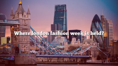 Where london fashion week is held?