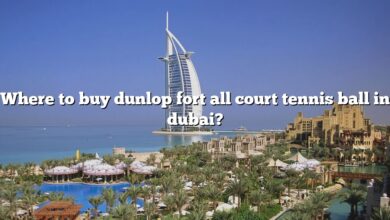Where to buy dunlop fort all court tennis ball in dubai?