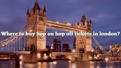 Where to buy hop on hop off tickets in london?