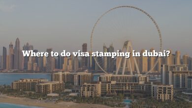 Where to do visa stamping in dubai?