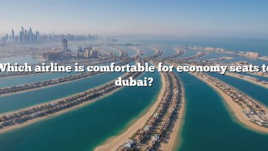 Which airline is comfortable for economy seats to dubai?