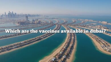 Which are the vaccines available in dubai?