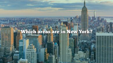 Which areas are in New York?