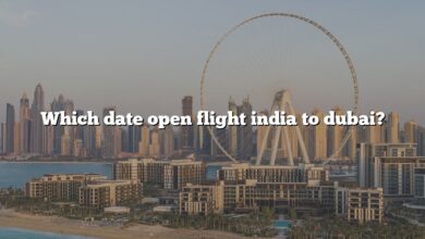 Which date open flight india to dubai?